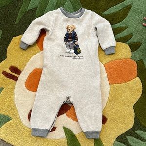 Ralph Lauren polo bear onesie